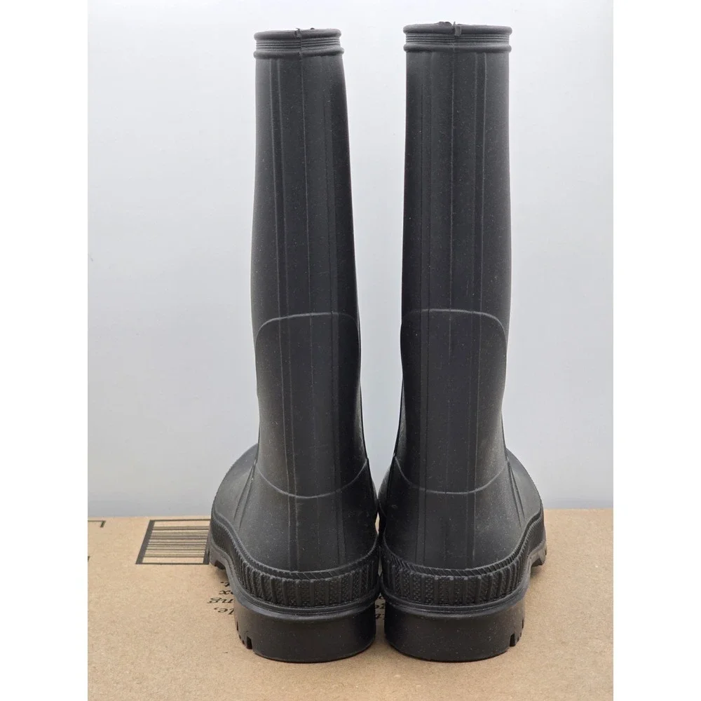 Kamik Stomp Rain Boots Black Kids Youth Boys Girls Size 4 Waterproof